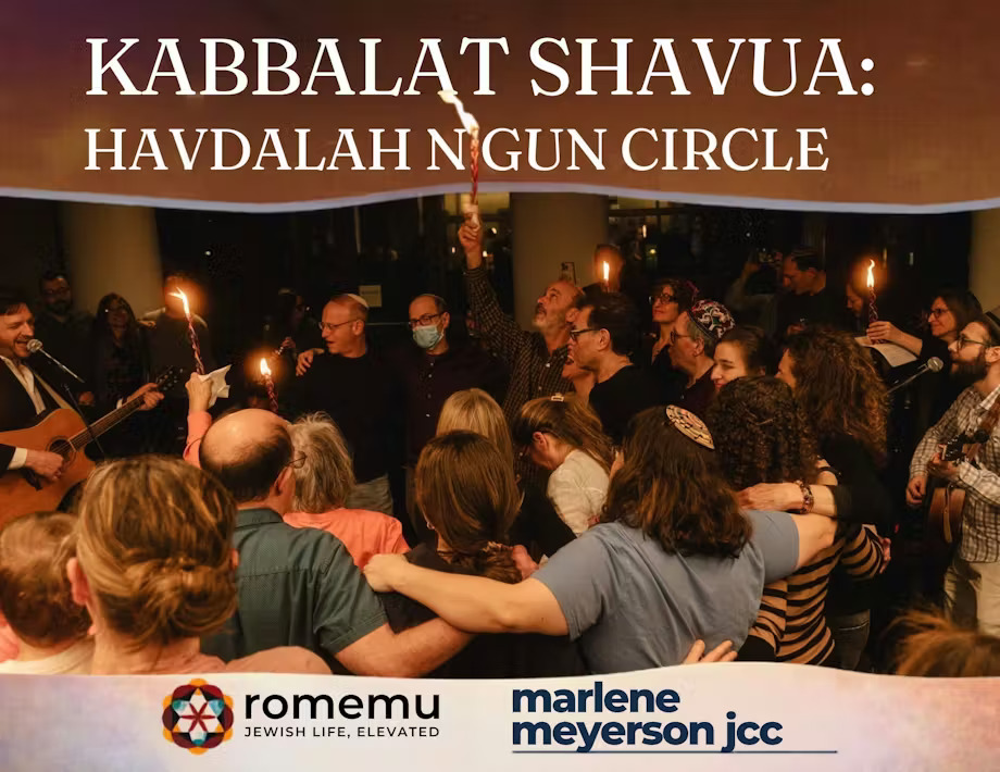 Kabbalat Shavua: A Havdalah Nigun Circle