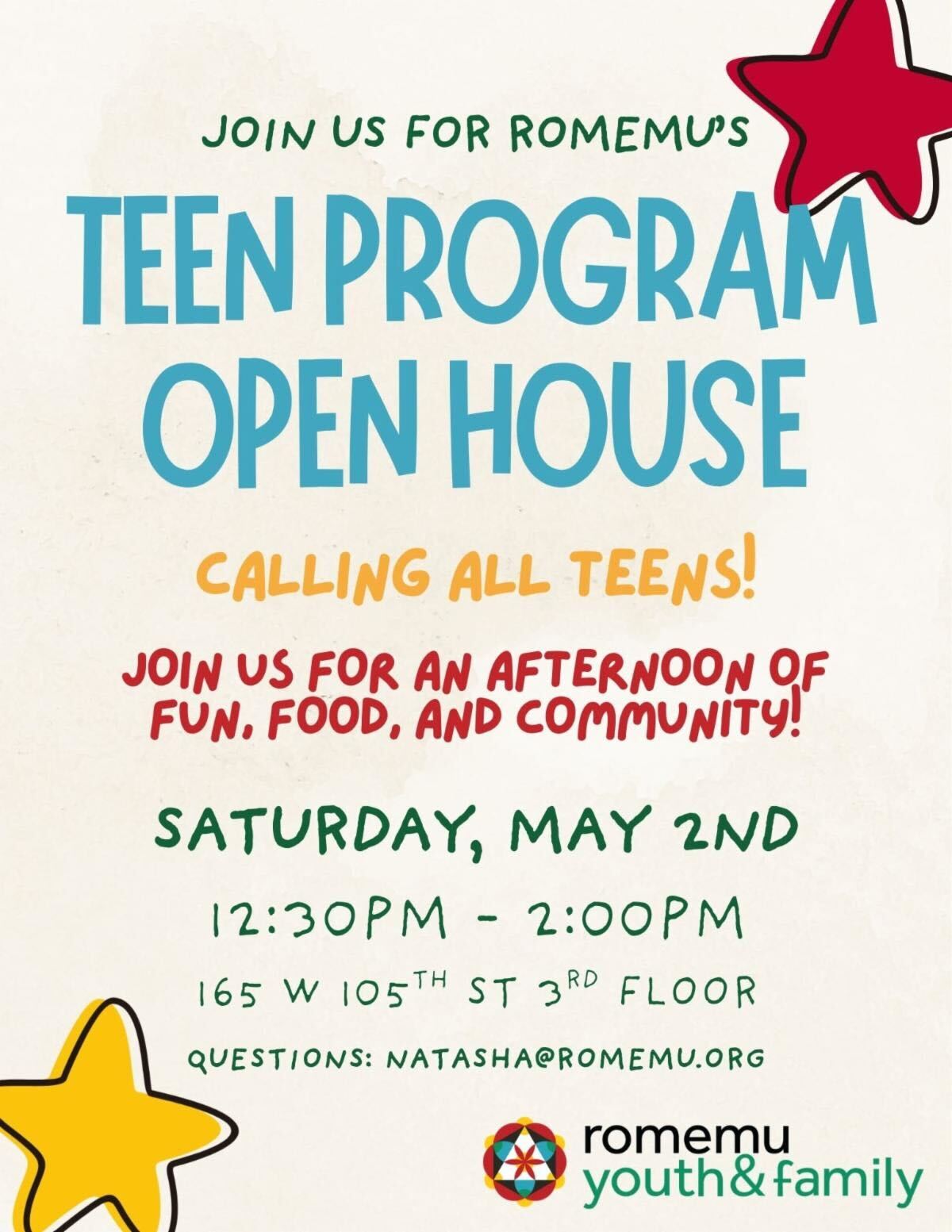 Teen Open House Program